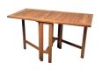 Stół drewniany ogrodowy składany DIVERO z drewna teakowego