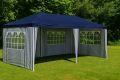 Namiot ogrodowy 3×6 m – niebiesko-biały, skład