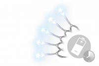 Świąteczny LED łańcuch - 10 m, 100 diod, zimna biel