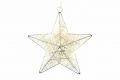 Świąteczna dekoracja - gwiazda, 25 cm, 10 diod LED