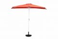 Półokrągły parasol balkonowy 270 cm terakota + podstawa