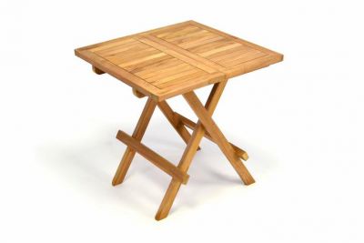 Składany stolik ogrodowy drewniany  50 cm