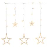 Świąteczny LED łańcuch - gwiazdki, 0,6 m, 61 LED,ciepła biel