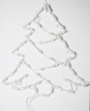 Świąteczna LED dekoracja do okna - choinka - 40 cm