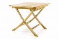 Składany stół ogrodowy DIVERO - drewno tekowe