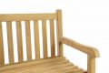 Ławka ogrodowa DIVERO - impregnowany tek - 130 cm
