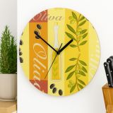 Zegar ścienny WENKO 27 cm - oliwkowy