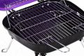 Grill ogrodowy Gart turystyczny przenośny na węgiel drzewny fioletowy