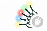 Świąteczny LED łańcuch - 4 m, 40 LED, kolorowy