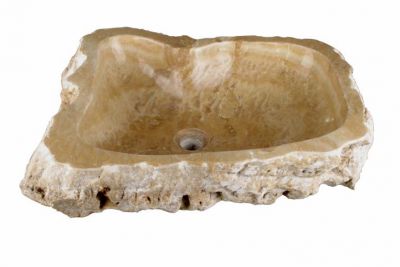 Umywalka nablatowa z naturalnego kamienia MERAN