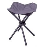 Składany stołek kempingowy - czarny