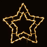 Ozdoba świąteczna - 50 LED, gwiazda