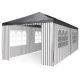 Namiot ogrodowy 3×6 m z systemem klik i bocznymi ściankami