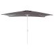 Parasol z prostokątnym uchwytem - antracyt 1,9x2,8m