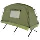 Namiot dla jednej osoby z leżakiem - 185 x 76 x 154 cm, ziel
