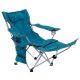 Zestaw 2 krzeseł kempingowych ze zdejmowanym podnóżkiem, nie