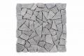 Mozaika marmurowa Garth na siatce szary 1m2