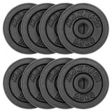 MAXXIVA Zestaw 8 ciężarków do hantli o łącznej wadze 20 kg,