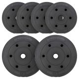 MAXXIVA Zestaw obciążników 20 kg, cement, czarny, 6szt