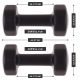 MAXXIVA Zestaw hantli winylowych 2 x 5 kg, czarny