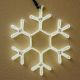 Lampka świąteczna w kształcie płatka śniegu, 360 LED, zimna