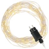 NEXOS Przewód świetlny LED, 100 diod LED, 10 m, ciepła biel