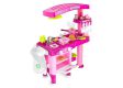 Kuchnia dziecięca G21 duża z akcesoriami różowa