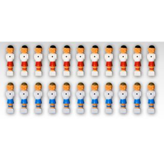 Komplet piłkarzyków 2 x 11 dwie drużyny