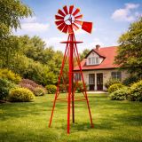 Czerwony wiatrak, 245 cm