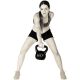 Profesjonalna hantla kula Kettlebell MOVIT 1 kg
