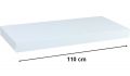 Półka ścienna STILISTA Volato biała mat, 110 cm