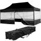 Namiot ogrodowy 3 x 6 INSTENT - system nożycowy  - kolor czarny