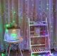 Świąteczna kurtyna świetlna - 3x3m, 300 LED, kolorowa