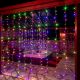 Świąteczna kurtyna świetlna - 3x3m, 300 LED, kolorowa