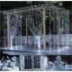 Świąteczna kurtyna świetlna - 3x3m, 300 LED, zimna biel