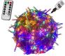 Świąteczne LED oświetlenie - 40 m, 400 LED, kolorowe, pilot