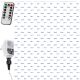 Świąteczna kurtyna świetlna - 3x6m, 600 LED, zimna biel