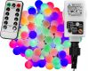 Imprezowe oświetlenie - 5 m, 50 LED, kolor + pilot