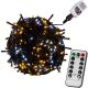 VOLTRONIC Świąteczny łańcuch 10 m, 100 LED, ciepła / zimna