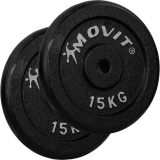 Zestaw obciążników MOVIT 2 x 15 kg, żeliwny