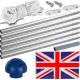 Maszt flagowy w komplecie flaga Wielkiej Brytanii - 650 cm