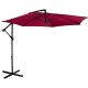STILISTA Parasol ogrodowy, 330 x 249 cm, czerwony
