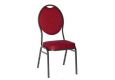 Krzesło metalowe wysokiej jakości Monza - czerwone