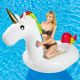 Leżak dmuchany Jednorożec, 200 x 140 x 115 cm