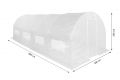Tunel foliowy 300 cm x 600 cm (18 m2) biała