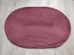 Podkładka na stół owalna - bordowa