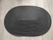 Podkładka owalna - czarna