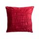 Poduszka dekoracyjna ELLA bordowa - 45x45 cm