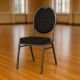 Krzesło konferencyjne wysokiej jakości Monza - czarne