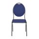 Krzesło metalowe Monza- granatowe
